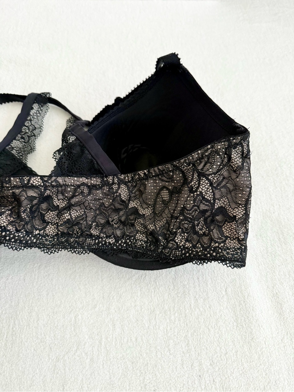 Torrid Front Hook Black Lace Racerback Bra 48DD Romantic Feminine - Picture 4 of 6